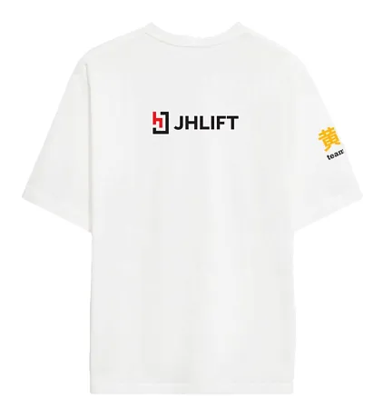 Футболка JHLIFT белая унисекс картинка