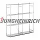 Полочный стеллаж двухсекционный превью