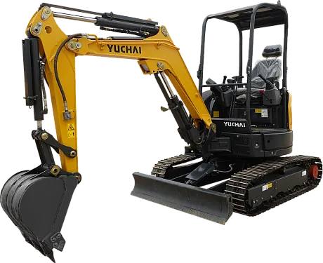 Миниэкскаватор Yuchai U27 c закрытой кабиной картинка