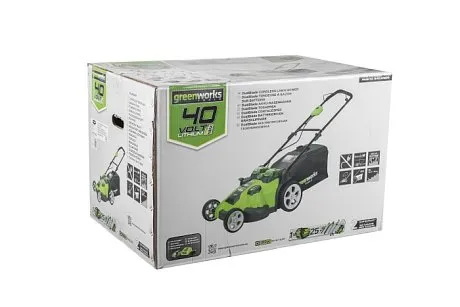 Аккумуляторная газонокосилка G-MAX 40V Twin Force 49 см G40LM49DB картинка