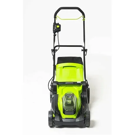Газонокосилка аккумуляторная Greenworks G24X2LM41, 2*24V, 41 см, с 2хАКБ 4Ач и ЗУ картинка