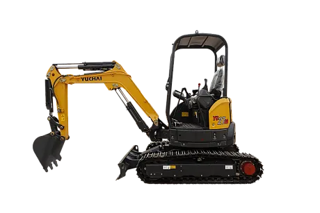 Миниэкскаватор Yuchai U27 c закрытой кабиной картинка