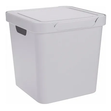 Ящик для хранения Luxe 286х286х286 18л с крышкой картинка