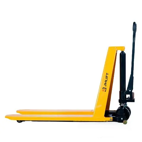 Гидравлическая тележка (рохля) с ножничным подъемом JHLIFT HLS1000N, 1000 кг, 1150х540 мм, с полиуретановыми колесами картинка