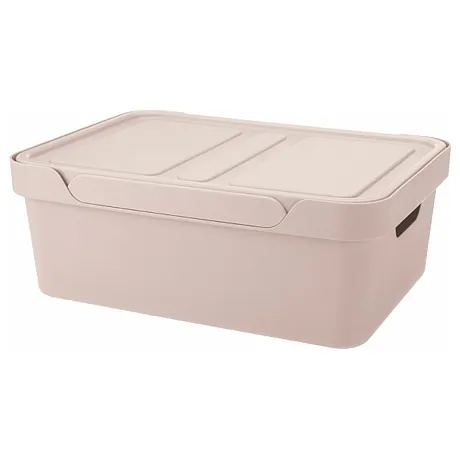 Ящик для хранения Luxe 380х276х140 12л с крышкой картинка