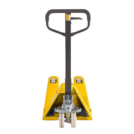 Низкопрофильная гидравлическая тележка (рохля) JHLIFT WH-25L-51-A, 2500 кг, 1150х550 мм, с нейлоновыми колесами картинка