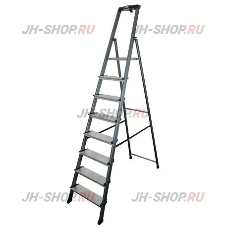 Krause SECURO Стремянка анодированная, рабочая высота 2850-3700 картинка