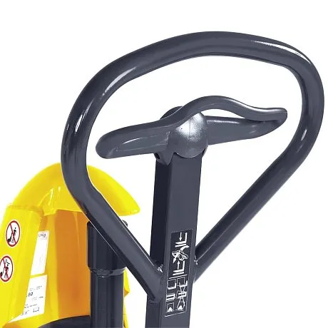 Гидравлическая тележка (рохля) с электрическим ножничным подъемом Jungheinrich AMX 10e N-GN, 1000 кг, 1150х560 мм, с нейлоновыми колесами картинка