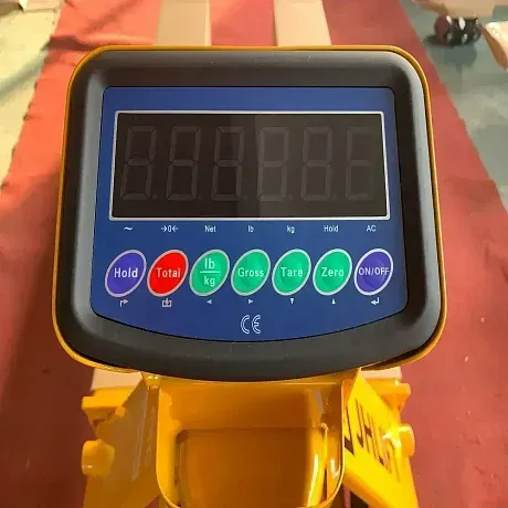 Весовая гидравлическая тележка (рохля) JHLIFT WH-25ES, 2500 кг, 1150х540 мм, с полиуретановыми колесами картинка