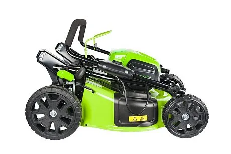 Газонокосилка самоходная аккумуляторная Greenworks GD60LM46SP 60V картинка