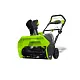 Снегоуборщик аккумуляторный G-MAX 40V greenworks GD40ST превью