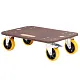Платформенная тележка Moverplat MEDIUM-M-125-PVC превью