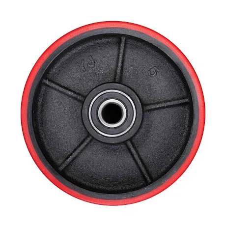 Гидравлическая тележка (рохля) с ножничным подъемом JHLIFT HLS1000N, 1000 кг, 1150х540 мм, с полиуретановыми колесами картинка