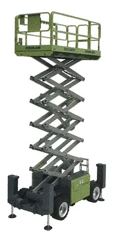 Самоходный ножничный подъемник (дизельный) ZOOMLION ZS1218RT, р/в 13800 мм, г/п 350 кг картинка