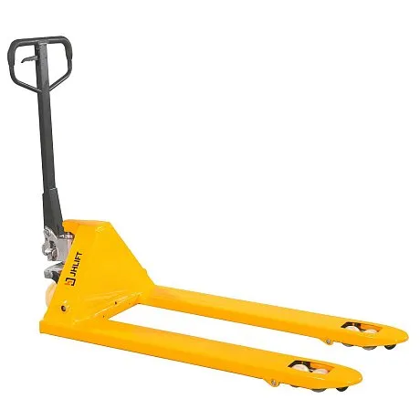 Гидравлическая тележка (рохля) JHLIFT BF25-H, 2500 кг, 1150х550 мм, усилен., с нейлоновыми колесами картинка