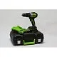 Дрель-шуруповерт аккумуляторная Greenworks GD24DD60K2, 24V, c АКБ 2 Ач и ЗУ превью