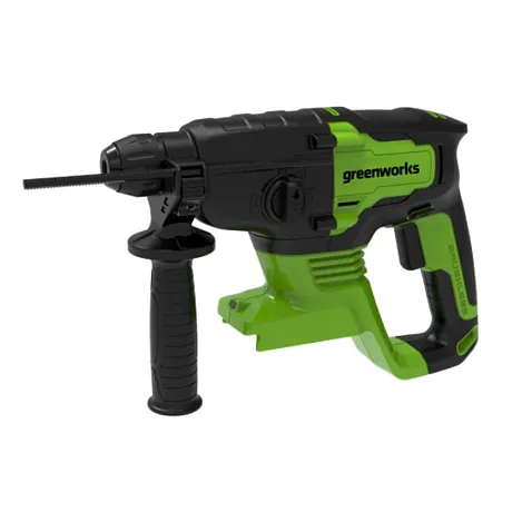 Перфоратор аккумуляторный Greenworks GD24SDS2 2 ДЖ, 24V, c 1хАКБ 4 А.ч и ЗУ картинка