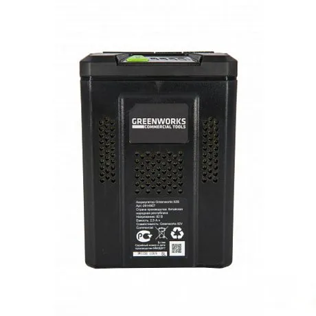 Аккумулятор GreenWorks G82B2, 82 В, 2,5 Ач картинка