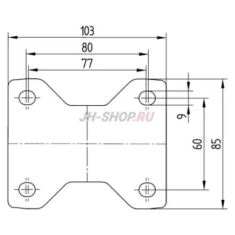 Колесо Tente ALPHA 3478UOR картинка