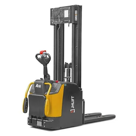 Штабелер электрический самоходный JHLIFT CDD 20S premium с платформой оператора, АКБ Li-Ion / свинцово-кислотная картинка