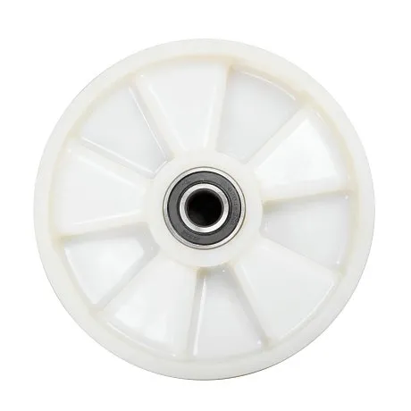 Коротковильная гидравлическая тележка (рохля) JHLIFT BF25-H, 2500 кг, 900х550 мм, усилен., с нейлоновыми колесами картинка