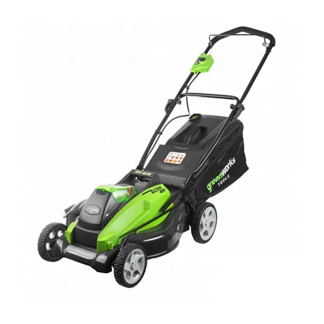 Газонокосилка аккумуляторная G-MAX 40V Greenworks G40LM45 картинка