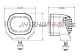 Светодиодная фара для погрузчиков ECCO «RED LINE» 12-32V 9W превью