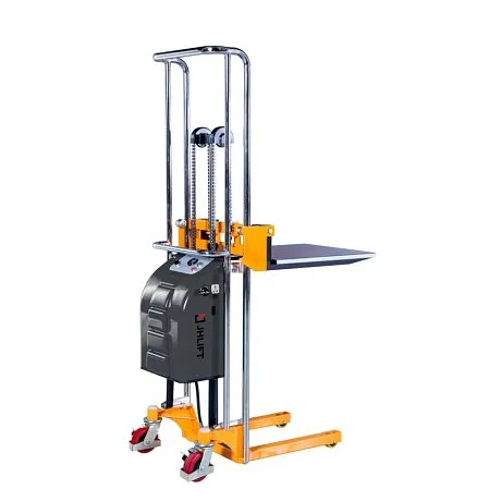 Гидравлический штабелер платформенный с электроподъемом JHLIFT EPS400-1500, г/п 400 кг, в/п 1500 мм картинка