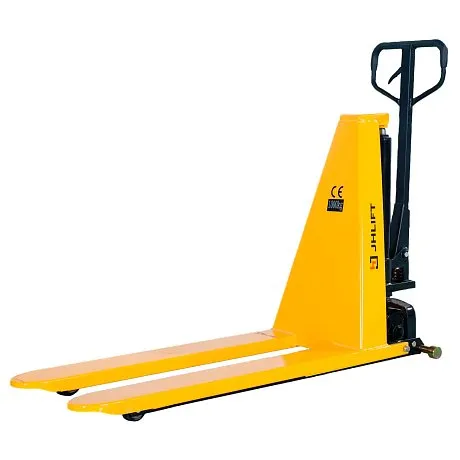 Гидравлическая тележка (рохля) с ножничным подъемом JHLIFT HLS1000N, 1000 кг, 1150х540 мм, с полиуретановыми колесами картинка