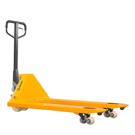 Гидравлическая тележка (рохля) JHLIFT BF25-H, 2500 кг, 1150х550 мм, усилен., с нейлоновыми колесами картинка