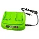 Зарядное устройство быстрое для 2-х аккумуляторов Greenworks G40UC8 40V превью