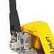 Коротковильная гидравлическая тележка (рохля) JHLIFT BF25-H, 2500 кг, 800х550 мм, усилен., с резиновыми колесами превью