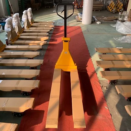 Весовая гидравлическая тележка (рохля) JHLIFT WH-25ES, 2500 кг, 1150х540 мм, с нейлоновыми колесами картинка