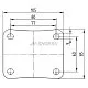 Колесо Tente ALPHA 3470UAR080P62 grey превью