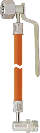 Газовый шланг GOK GFx400, 30 бар, латунь, сталь картинка
