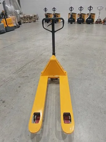 Гидравлическая тележка (рохля) JHLIFT BF25-H, 2500 кг, 1150х550 мм, усилен., с резиновыми колесами картинка