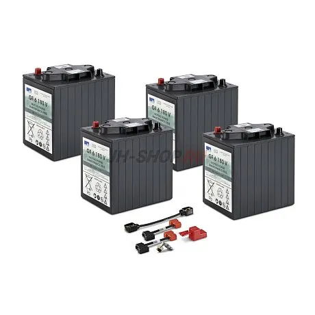 Комплект гелевых АКБ для поломоечной машины Kärcher GEL 4X 6V/180AH картинка