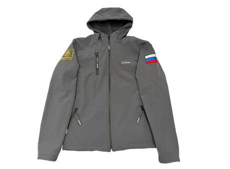 Куртка софтшел с капюшоном картинка