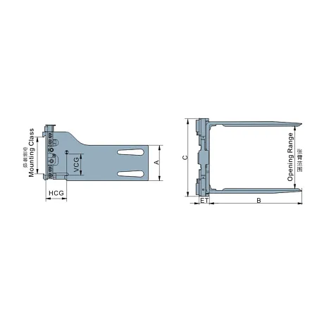 Захват для кип RJ22ST-B1 г/п 2200 картинка