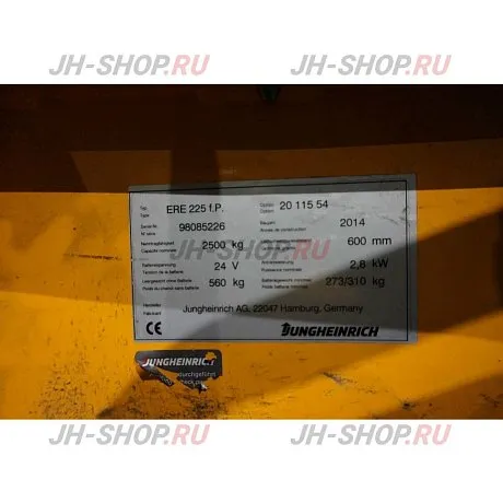 Б/У Электрическая тележка ERE 225 G 115 2014г картинка
