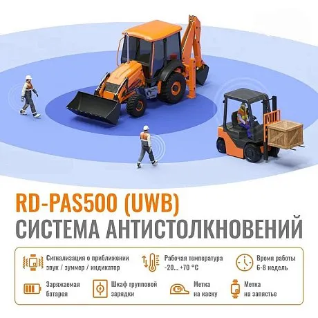 Система антистолкновений и обнаружения препятствий RD-PAS500 картинка