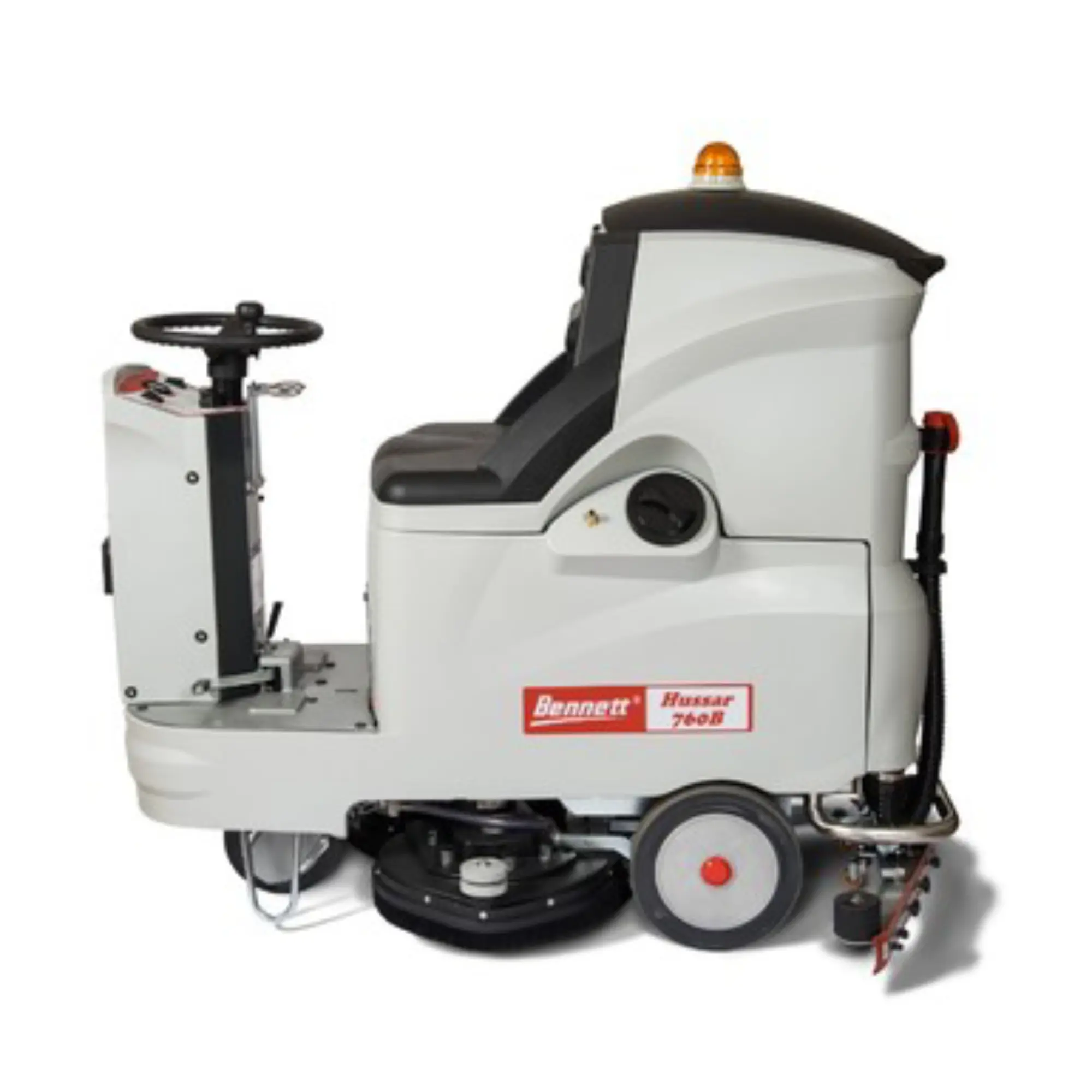 Поломоечная машина аккумуляторная с местом оператора Bennett Hussar H120-76d с литиевой АКБ 315 а/ч