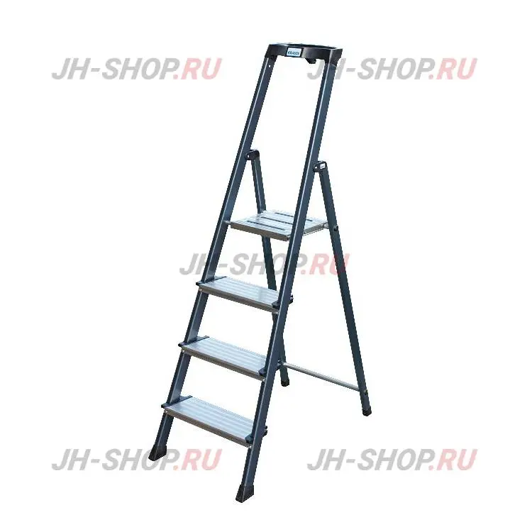 Krause SECURO Стремянка анодированная, рабочая высота 2850-3700