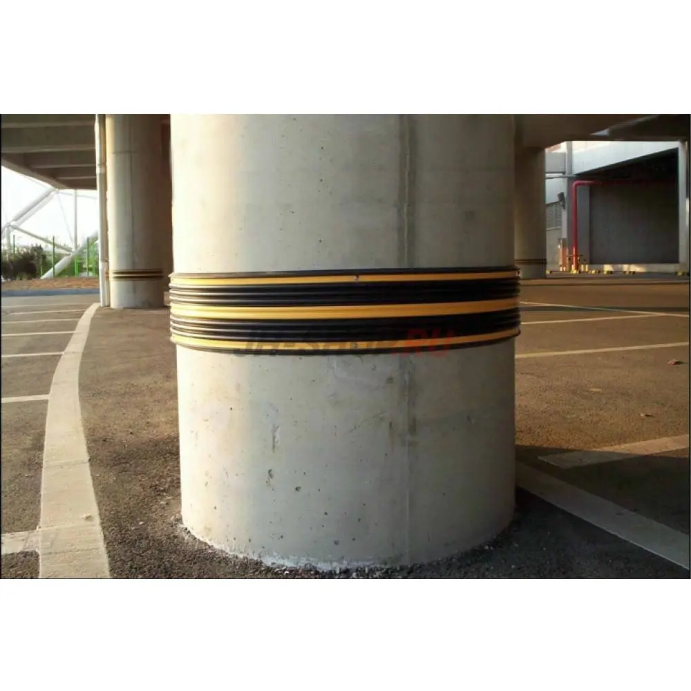 Демпфер для круглых колонн 5м стеновой резиновый ДКР - 5000