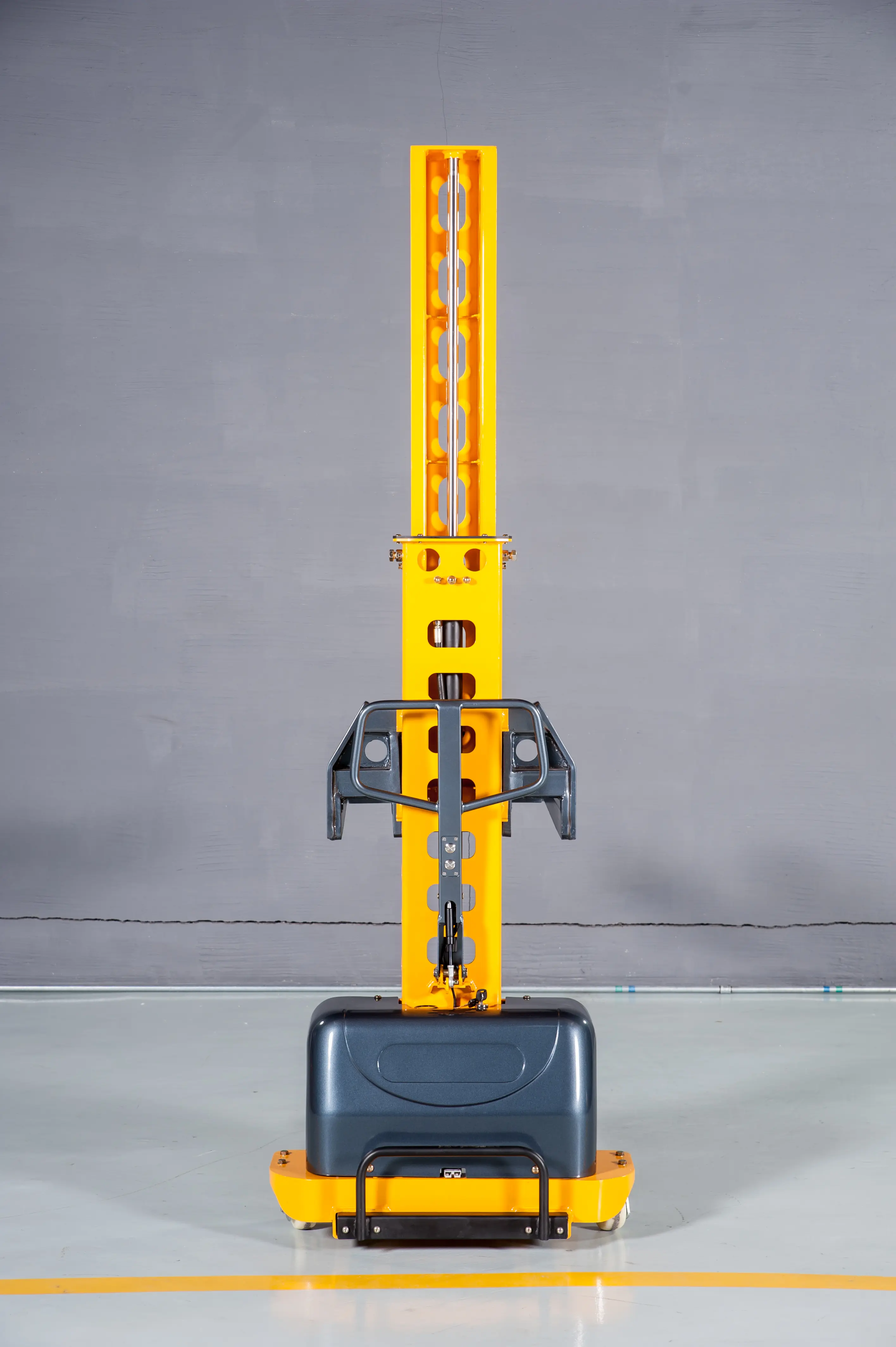 Гидравлический штабелер с электроподъемом, самоподъемный JHLIFT VANGO 1000, г/п 1000 кг, в/п 1300 мм