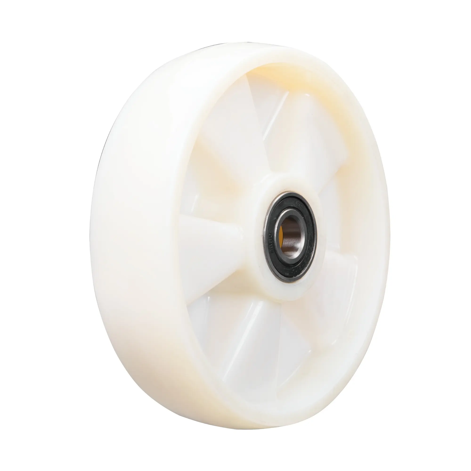 Длинновильная гидравлическая тележка (рохля) JHLIFT LBF20, 2000 кг, 1300х550 мм, с нейлоновыми колесами