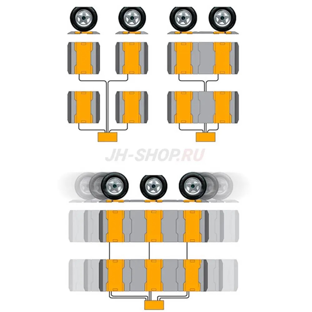 CAS RW-активная платформа для автомобильных весов (комплект 2 шт.)