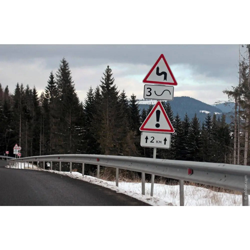 Предупреждающий знак 1.12.2 — Опасные повороты