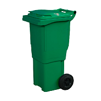 Мусорный контейнер на колёсах (60 л) зеленый