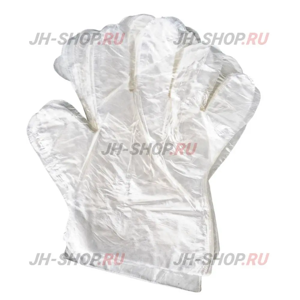 Перчатки пэ одноразовые UNIBOB, 100 шт./упак.